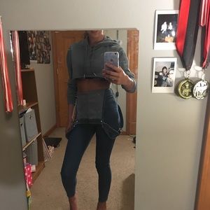 FINAL SALE New Cropped Hoodie